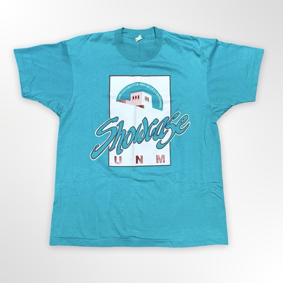 Screen Stars Other - Vintage 80s University New Mexico Screen Stars T Shirt UNM 1989 Size XL USA Made